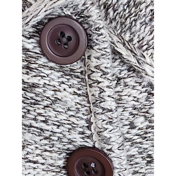 Vertigo Paris  Mohair Wool Blend Coat Cardigan Size M‎ Brown Gold Specks - Picture 2 of 14